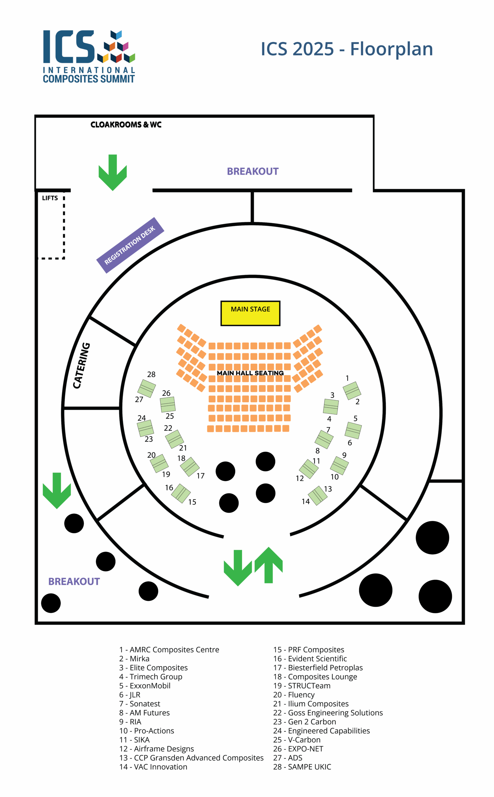 ICS 2025 Floorplan